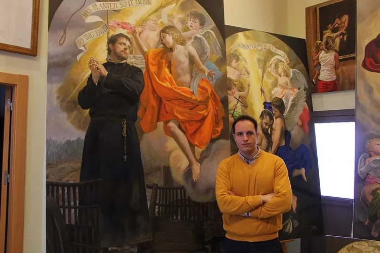 Raul berzoza cartelista del rocio 2018