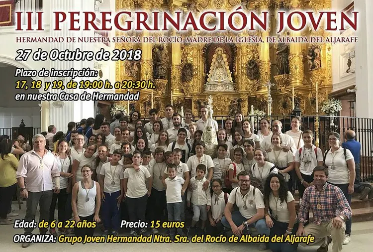 Albaida del Aljarafe peregrinacion rocio joven 2018