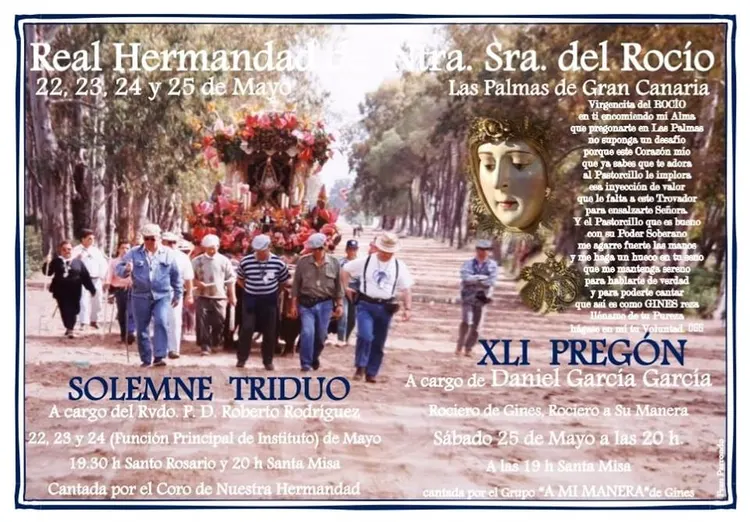 Las palmas cartel rocio 2019