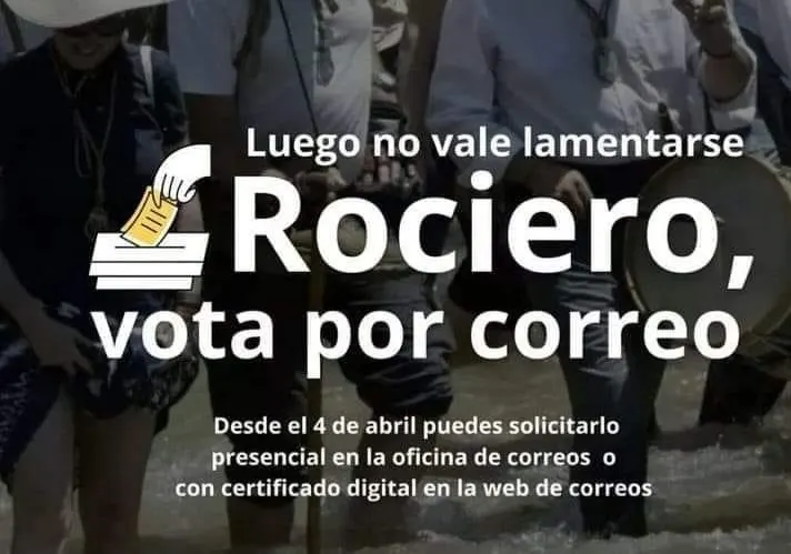 Rociero vota por correo 2023-2