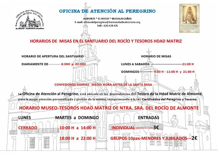 horarios misas juli agosto 2015