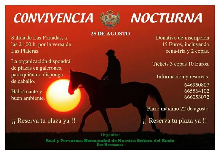 Dos hermanas convivencisa nocturna 2018