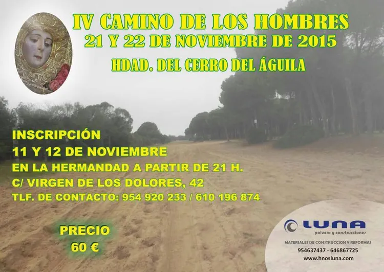 Cerro del águila peregrinacion hombres 2015