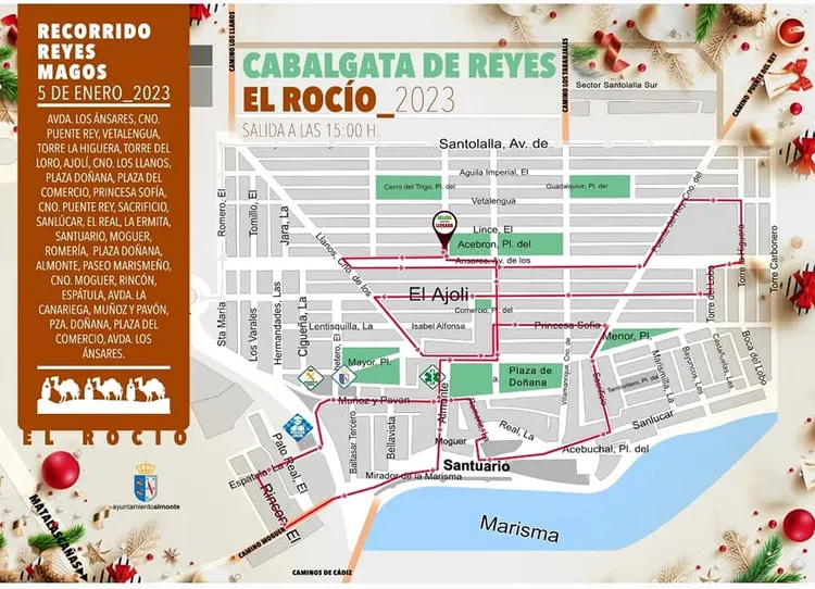 cabalgata de Reyes aldea rocio 2023-1