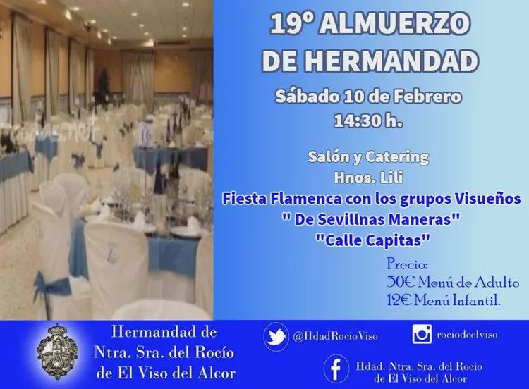 El Viso almuerzo hermandad