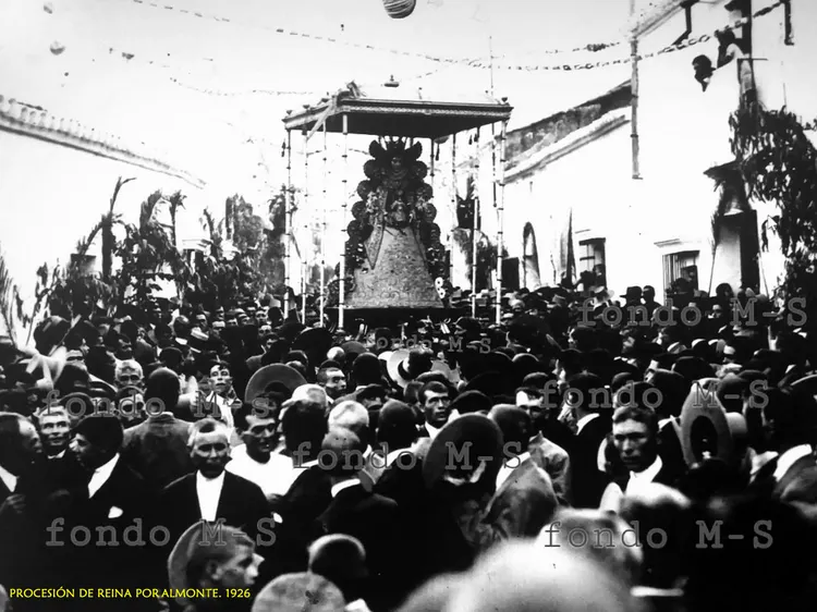procesión rocio por almonte 1926