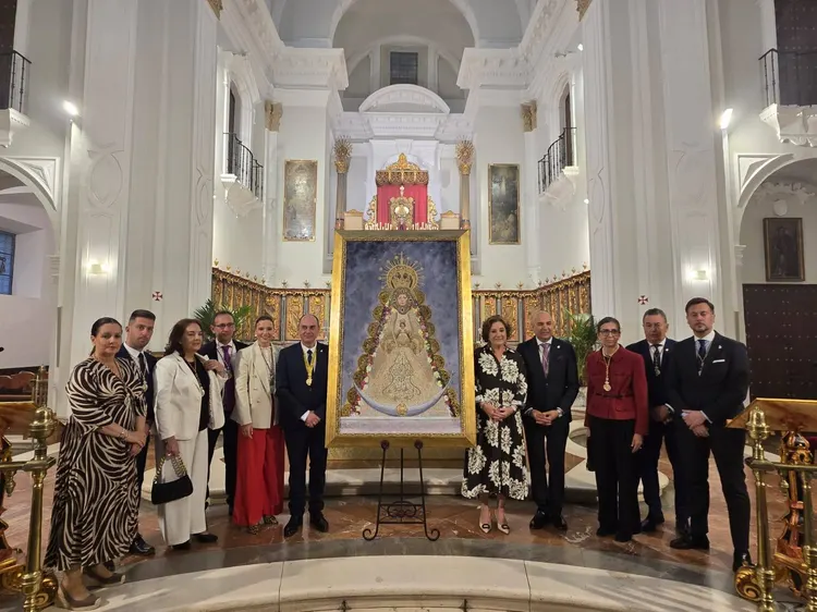 con la bendición de una obra dedicada a la Virgen del Rocío-3