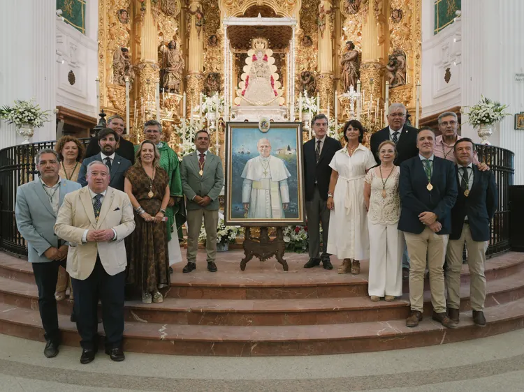 Nuevo Retrato Papa León XIV. Foto Hermandad Matriz (4)