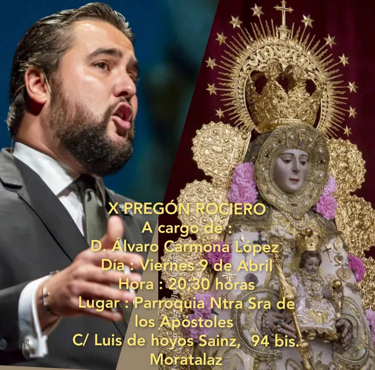 pregon rocio de alvaro carmona en Moratalaz