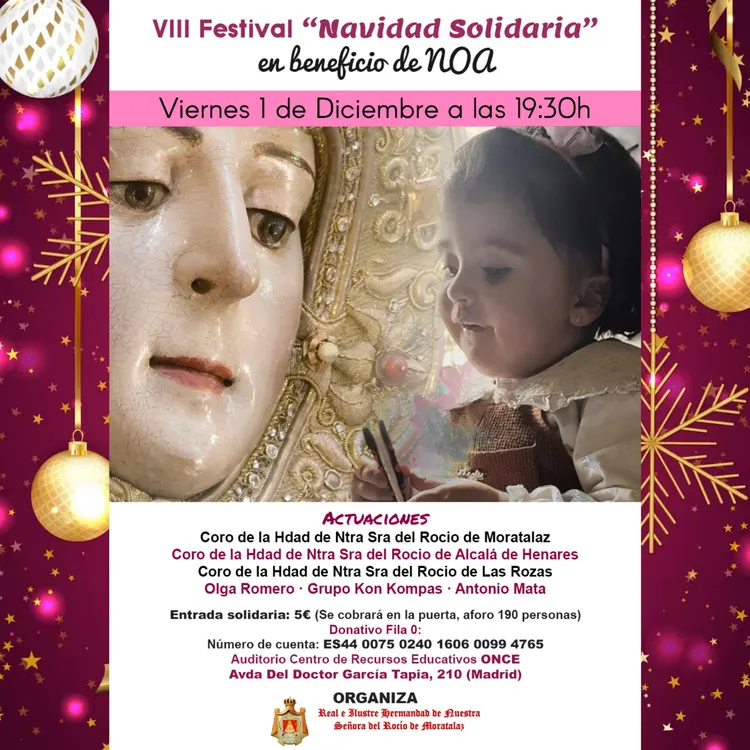 Rocio moratalaz-VIII Festival Navidad Solidaria en beneficio de NOA