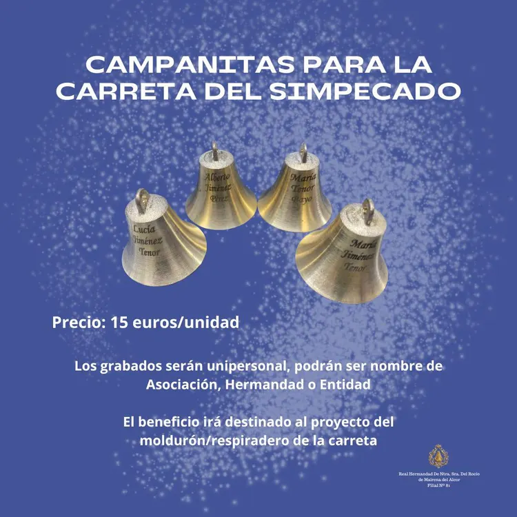rocio mairena del alcor campanitas carreta