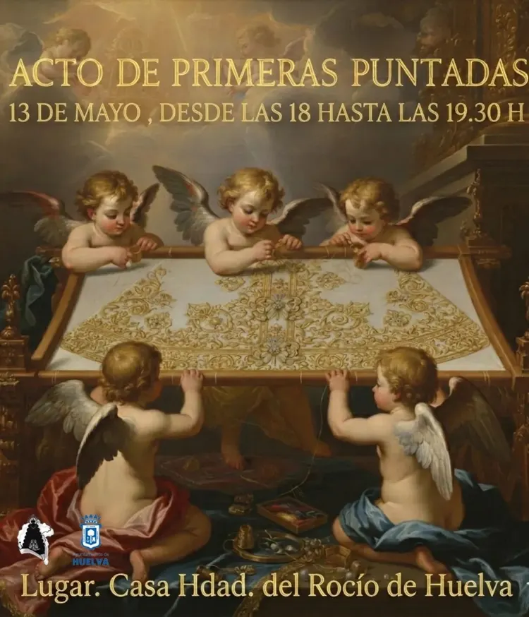 primeras puntadas traje rocio huelva