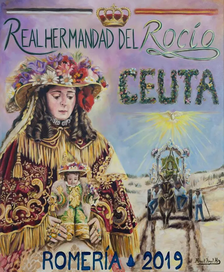 Cartel-de-la-Romeria-del-Rocio-2019-de Ceuta