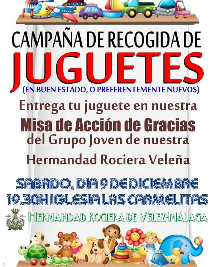 Velez malaga recogida juguetes