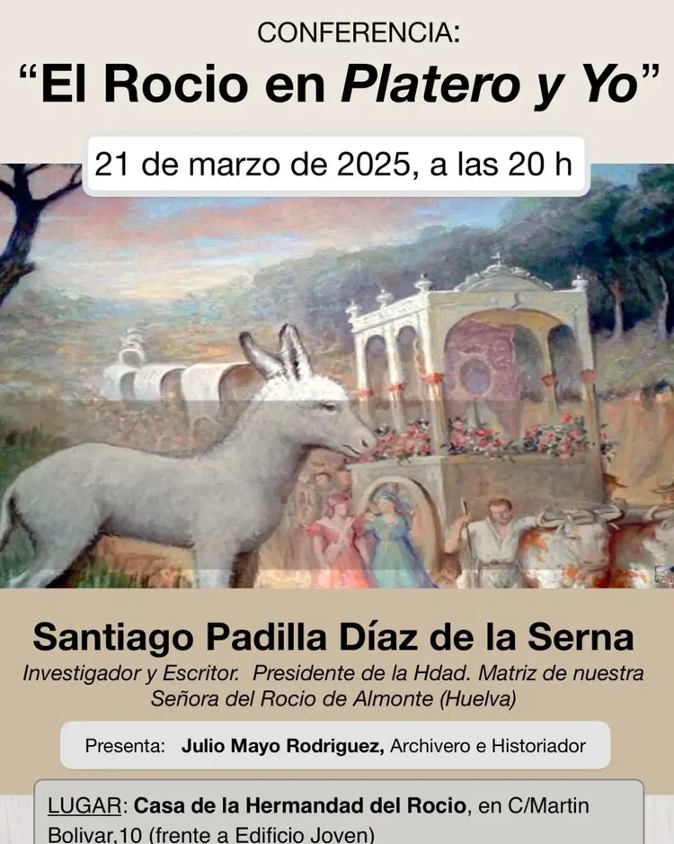 Conferencia platero y yo por santiago paddilla 21-03-2025