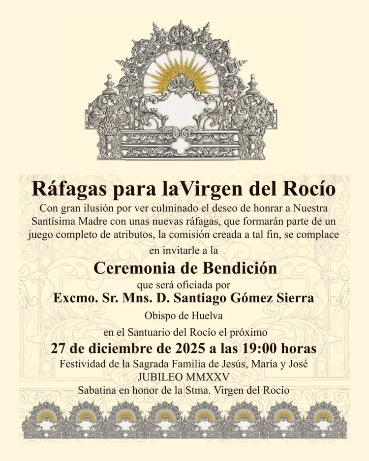 nuevos atributos virgen rocio