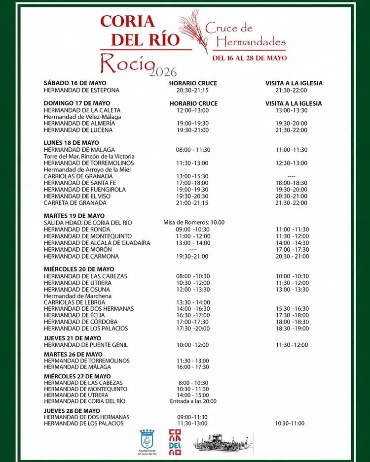 Paso por Coria 2026