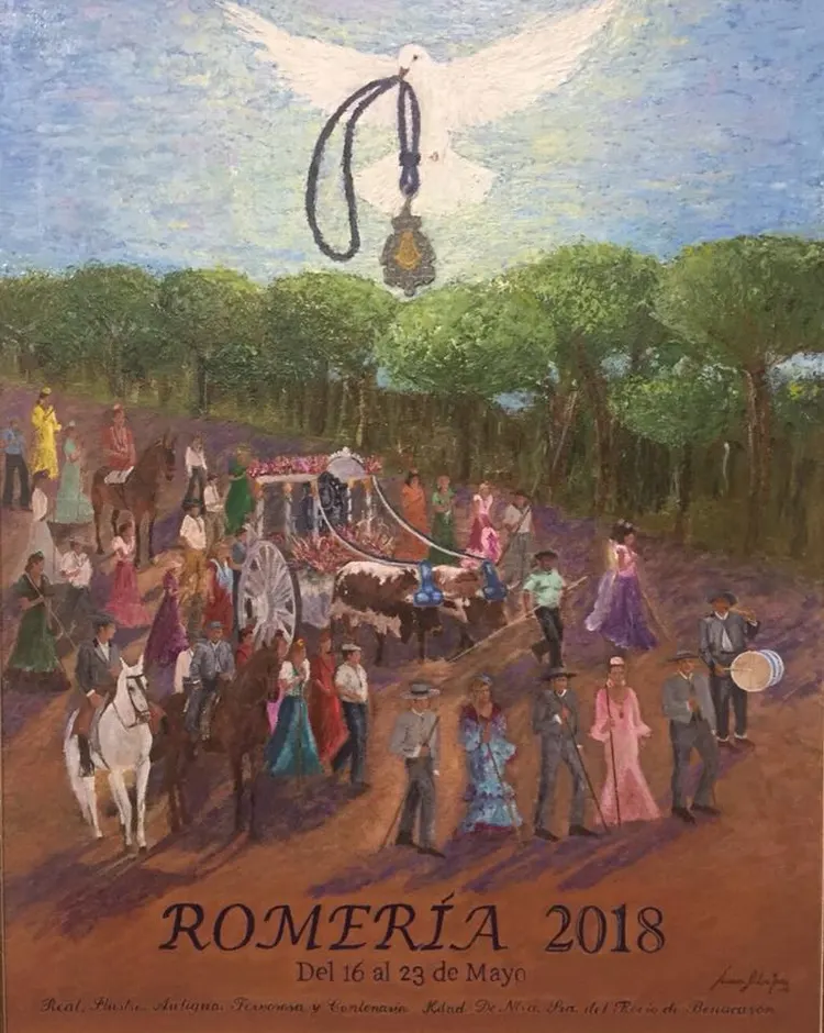 Benacazon cartel rocio 2018