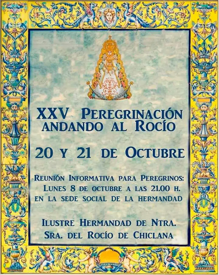 Chiclana peregrinacion andando al rocio 2018
