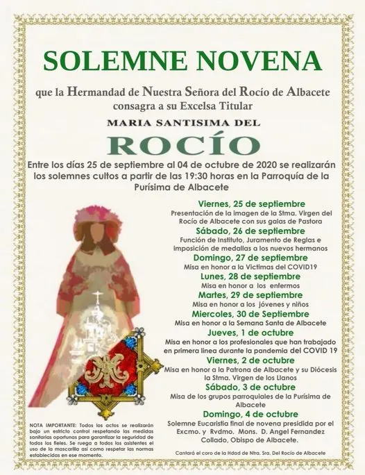 albacete rocio novena