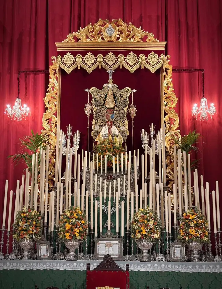 Altar de cultos rocio 2026-Malaga La Caleta