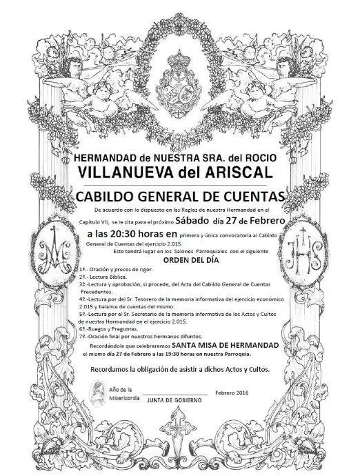 Villanueva del ariscal cabildo