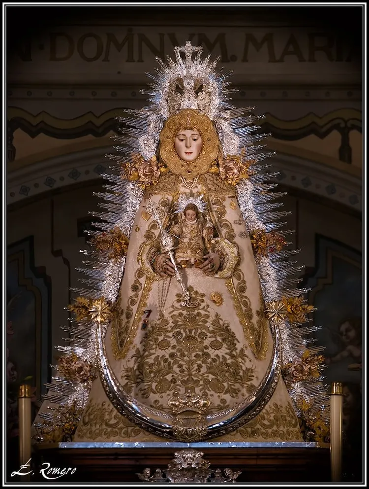 virgen rocio 2012 en parroquia asunción