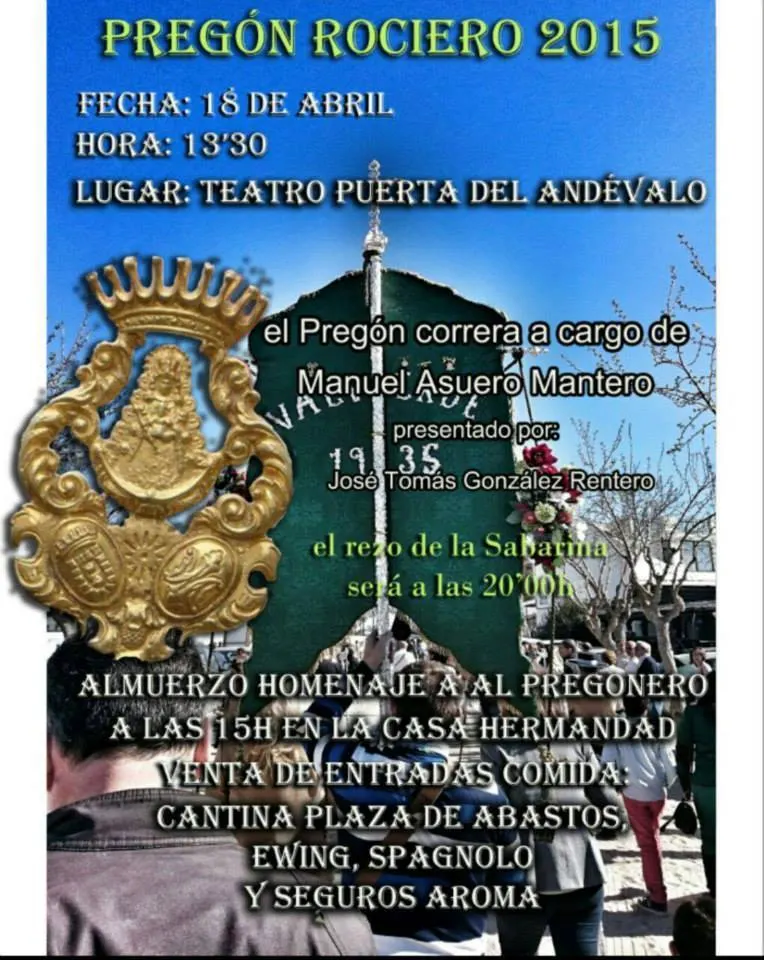 Valverde cartel pregon 2015