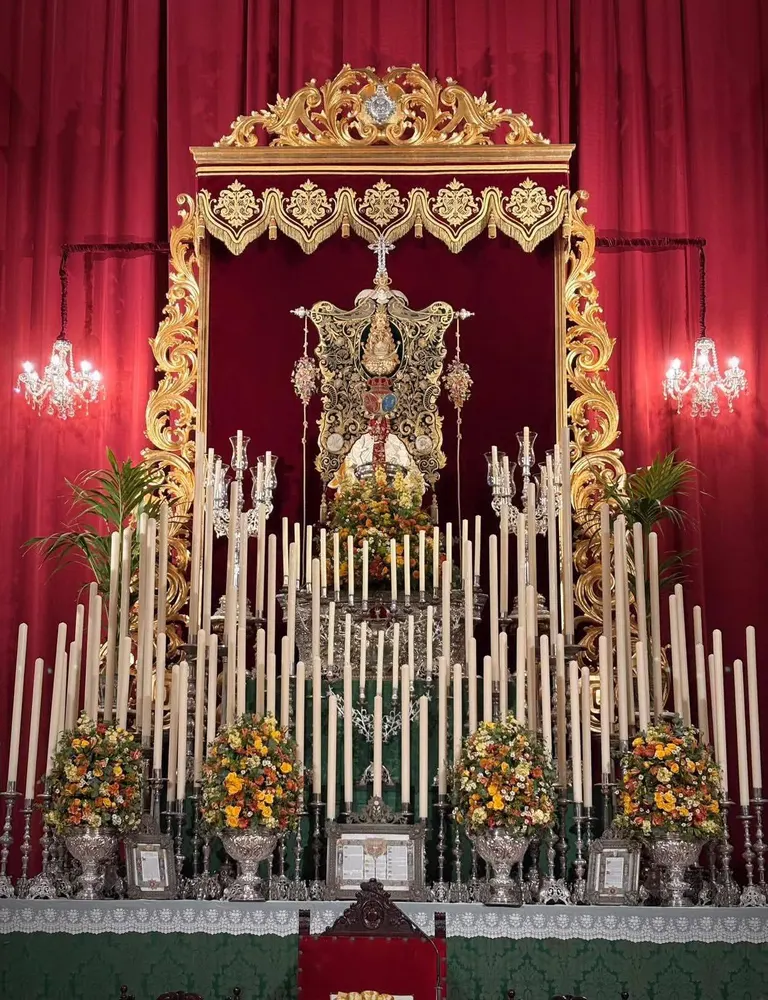 Altar de cultos rocio 2026-Malaga La Caleta