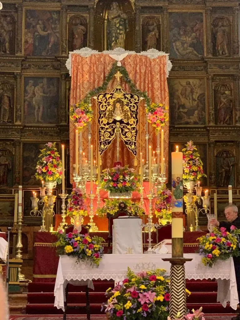 Rocio altar cultos Priego de cordoba 2021