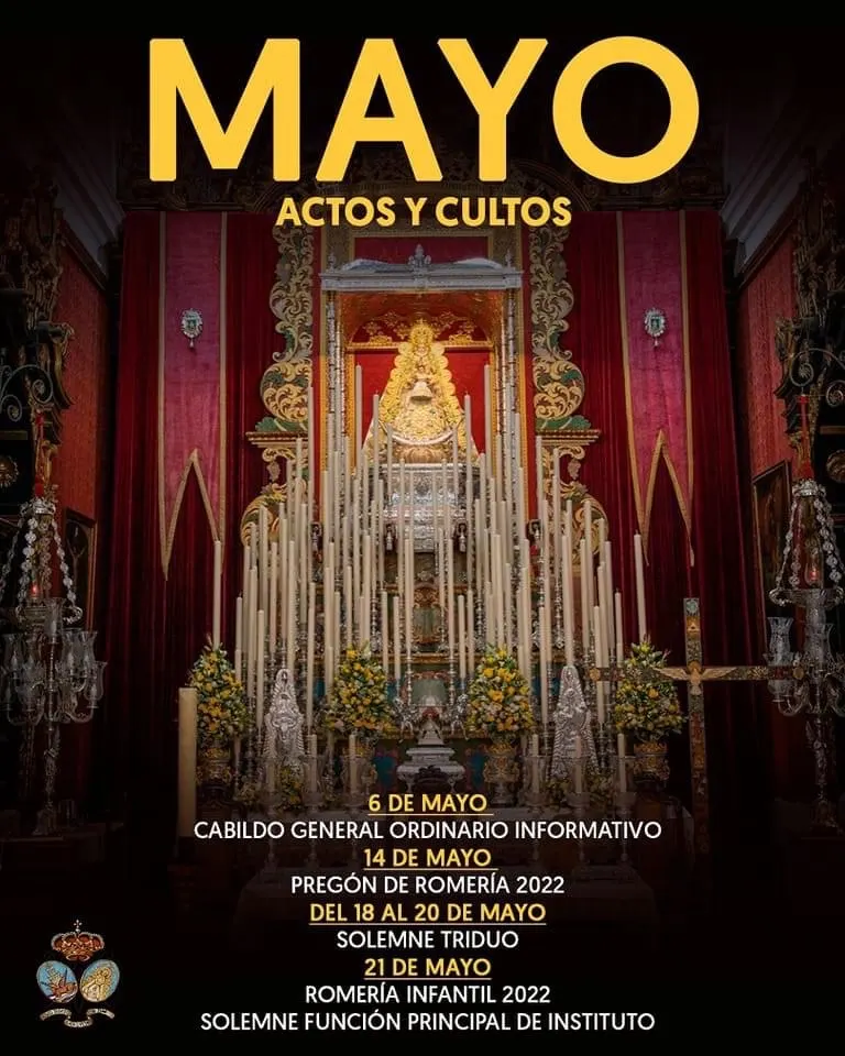 cartel rocio 2022 Sanlucar