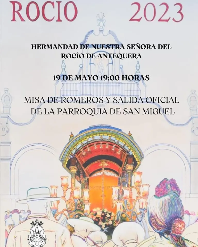 Cartel rocio 2023 Antequera
