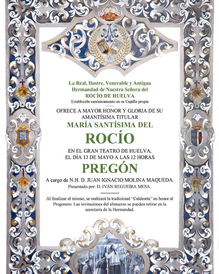 cultos rocio 2023 Huelva