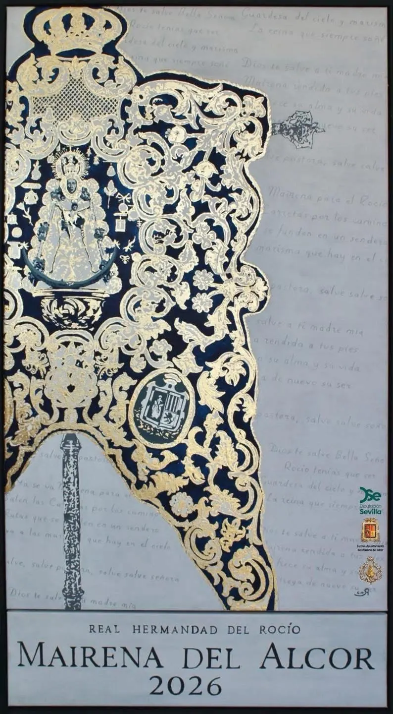 Carteles que dicen rocio Mairena del Alcor 2026-29