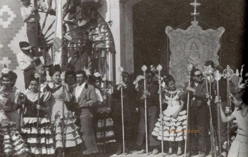 Hermanos Mayores de Almonte-Rocio-1962 Manuel Diaz