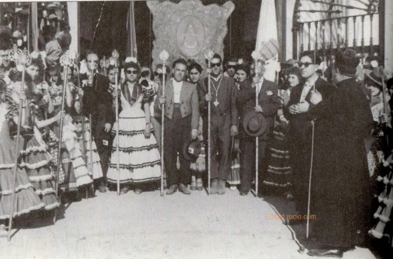 Hermanos Mayores de Almonte-Rocio-1960 Sebastian Viejo