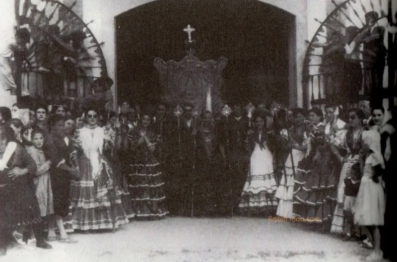 Hermanos Mayores de Almonte-Rocio-1956 Antonio Diaz Valladolid