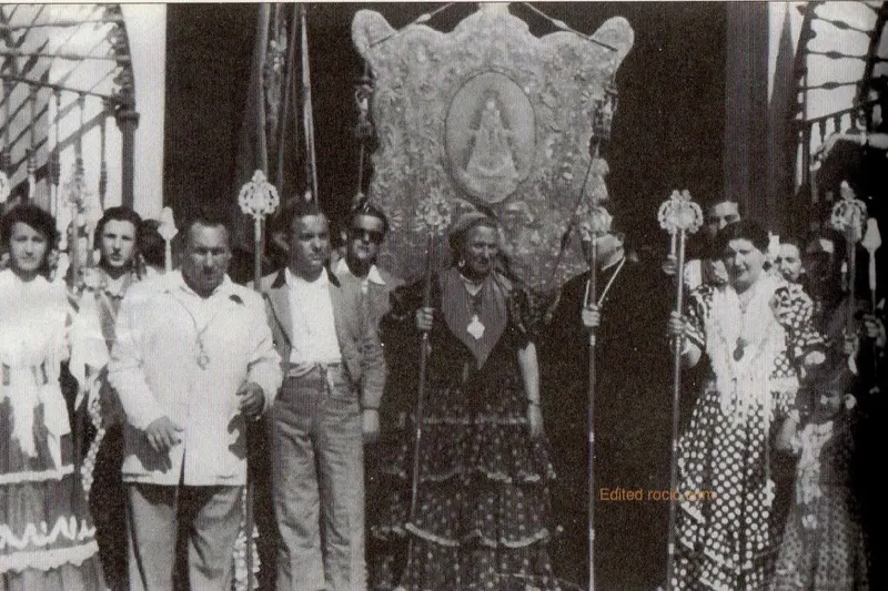 Hermanos Mayores de Almonte-Rocio-1953 Juan Vazquez Vazquez
