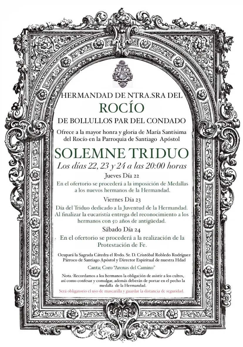 bollullos par del condado triduo rocio 2021