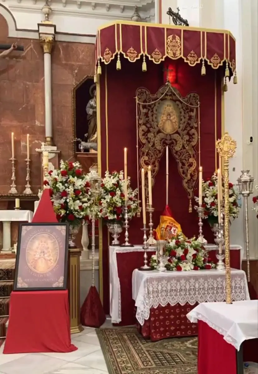 Rocio altar cultos Rociana 2021