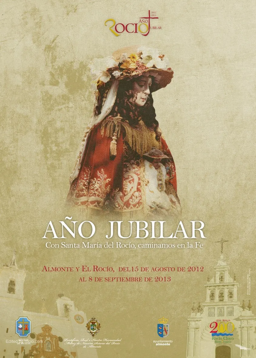 3002-Cartel del Año Jubilar en el Rocio