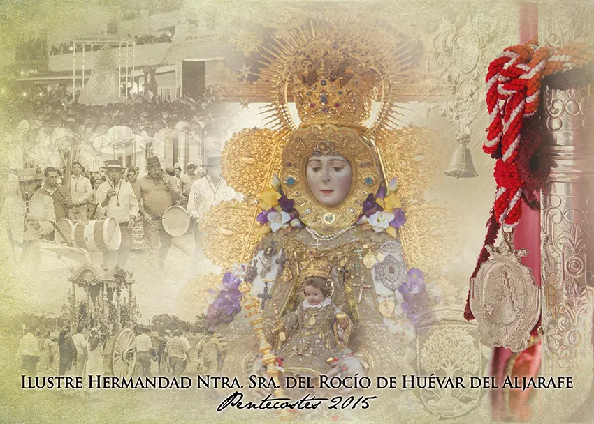 Huevar del aljarafe cartel rocio 2015