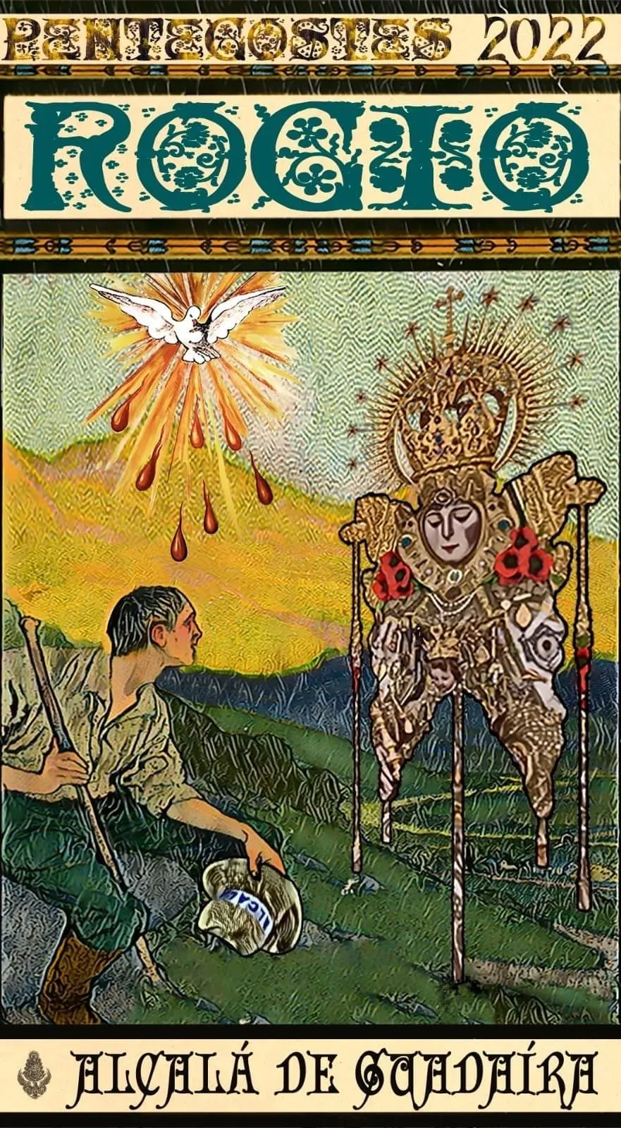Cartel rocio 2022 Alcala de Guadaira