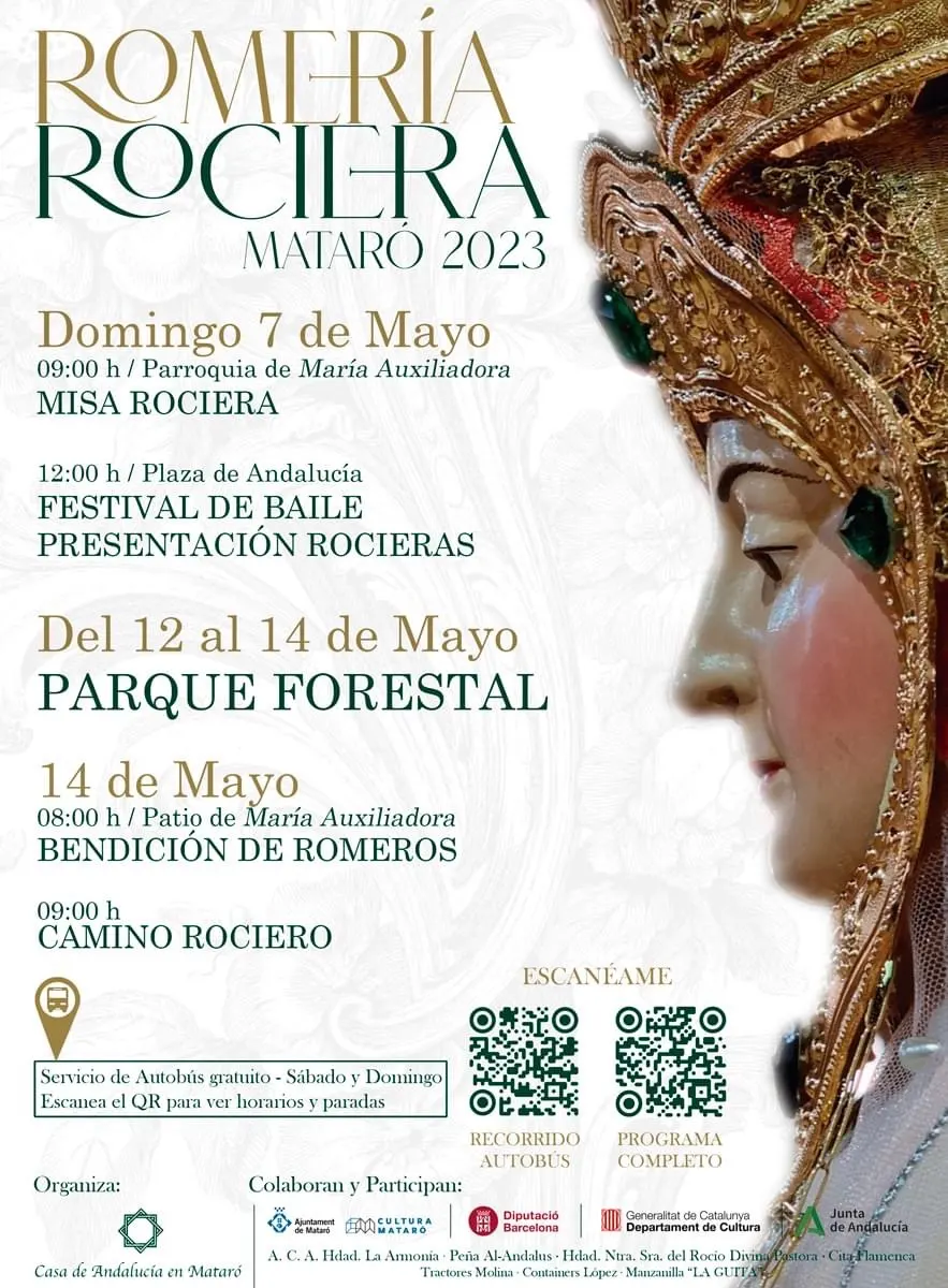 cartel rocio 2023-Mataro