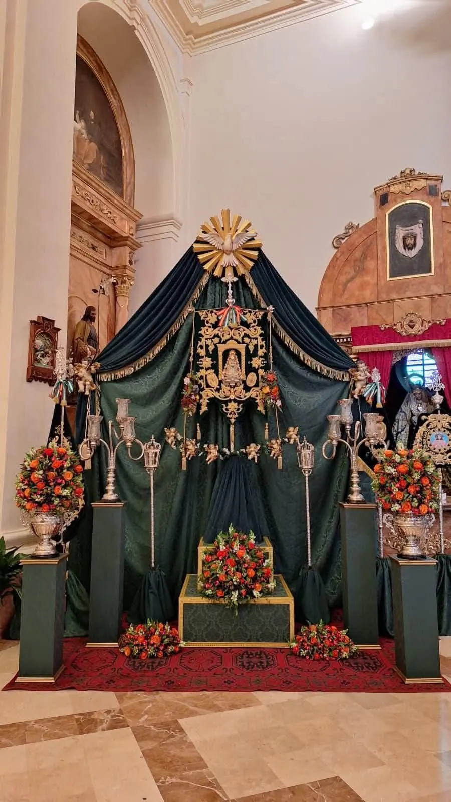Altar de cultos rocio 2026-Manzanilla