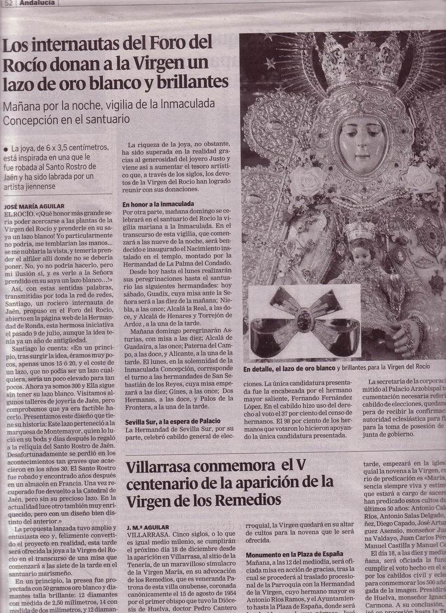 La Virgen del Rocio-lazoABC