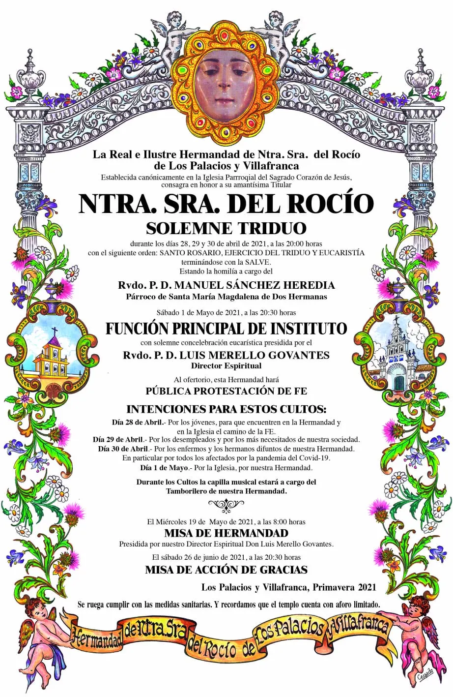 Los Palacios cartel rocio 2021