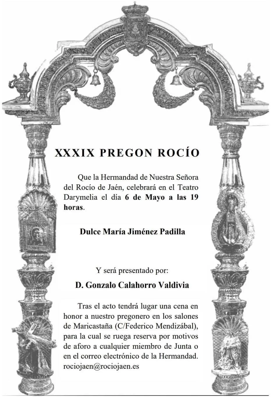 Pregon rocio 2023 Jaen