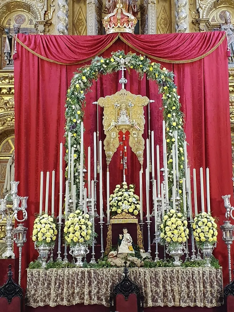 Rocio altar cultos Escacena 2021