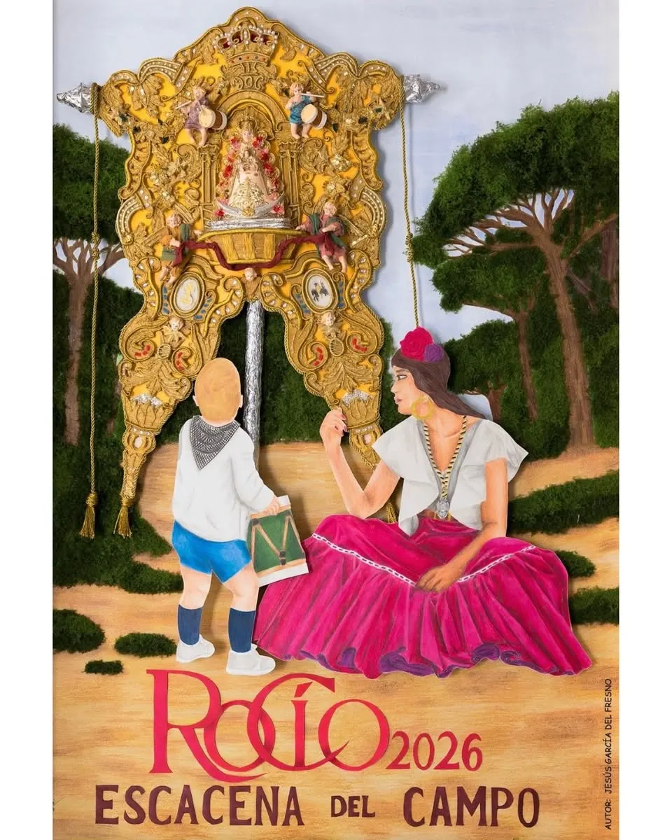 Carteles que dicen rocio Escacena 2026-1